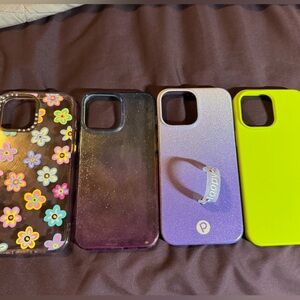 Lot of 7 iPhone 13 Pro Max Colorful Phone Case Set